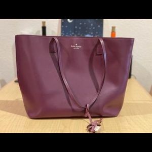 Kate Spade Felicita Tote RARE burgundy color